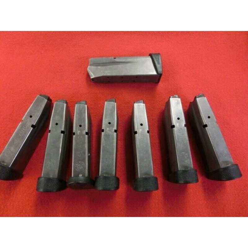 Smith & Wesson M&P Compact 45 ACP-- 8 Round Magazines--7 PACK