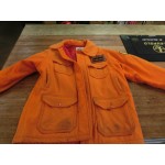 Woolrich Blaze Orange Wool Hunting Coat
